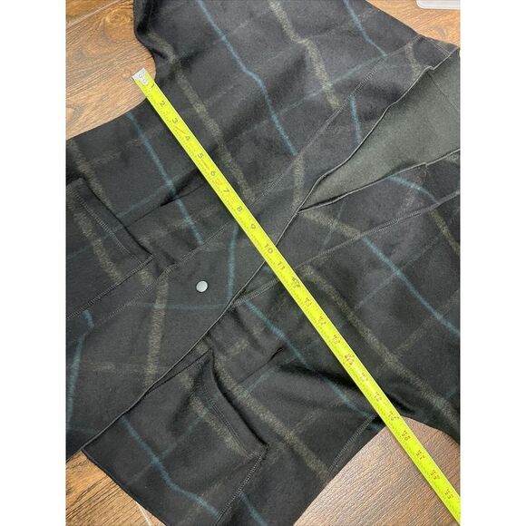 BABETTE SF BLACK PLAID BOILED WOOL BLEND SINGLE BUTTON PLEATED SLEEVE JACKET S - Picture 12 of 16